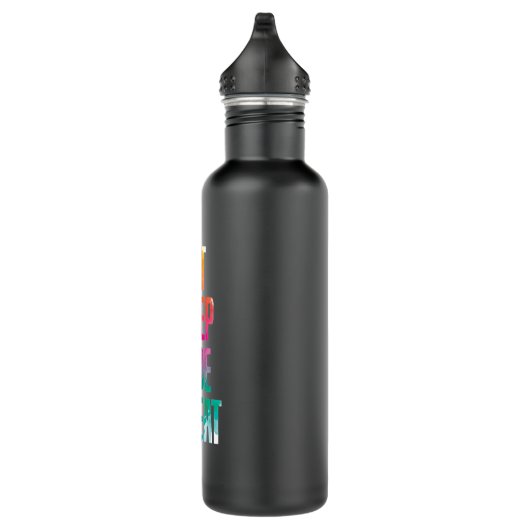 Eat Sleep Code Repeat Edelstahlflasche (Rechts)