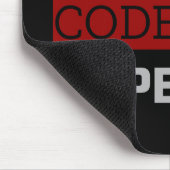 Eat Sleep CODE Wiederholung Mousepad (Ecke)