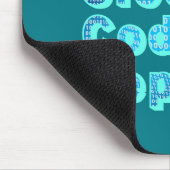 Eat Sleep Coding Repeat - Funny Tech Spaß Mousepad (Ecke)