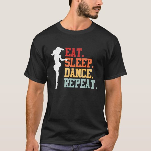 Eat Sleep Dance Teacher Expert Dancer Dancing  Gra T-Shirt (Vorderseite)
