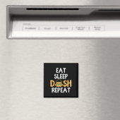 Eat Sleep Dash Repeat Video Game Geometry Dash Gam Magnet (In Situ (Geschirrspüler))