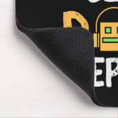 Eat Sleep Dash Repeat Video Game Geometry Dash Gam Mousepad (Ecke)