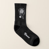 Eat sleep dink funny pickleball sport socks gift socken (Rechts - Außen)