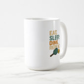 Eat. Sleep. Dink. Repeat.  Kaffeetasse (VorderseiteRechts)