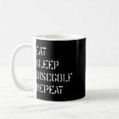 Eat Sleep Disc Golf Repeat _1 Kaffeetasse (Links)