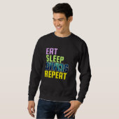 eat sleep diving repeat sweatshirt (Vorne ganz)