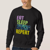 eat sleep diving repeat sweatshirt (Vorderseite)