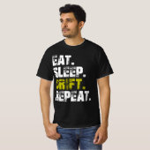 Eat Sleep Drift Repeat - Funny Drifting T - Shirt (Vorne ganz)