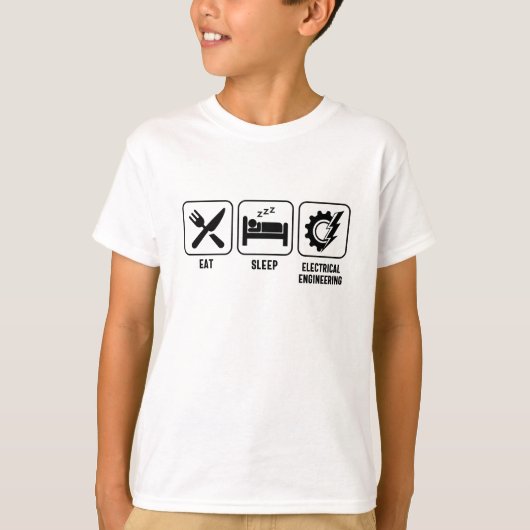 Eat. Sleep. Electrical Engineering T-Shirt (Vorderseite)