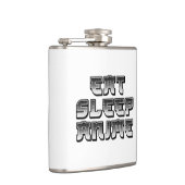Eat Sleep Flachmann (Rechts)