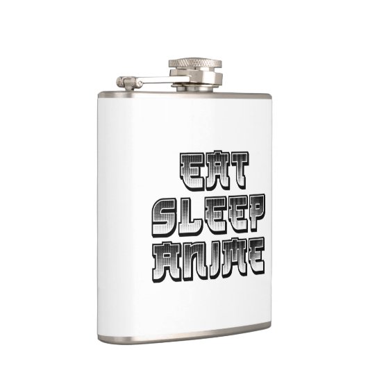 Eat Sleep Flachmann (Rechts)