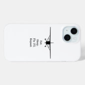 Eat Sleep Fly 172 Repeat Flugzeug Case-Mate iPhone Hülle (Rückseite (Horizontal))