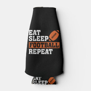 Eat Sleep Football Wiederholung Phantastischer Lie Flaschenkühler