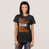 Eat Sleep Game Hate Minorities Repeat T-Shirt (Vorne ganz)