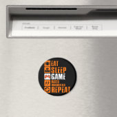 Eat Sleep Game Hate Minorities Wiederholen Magnet (In Situ (Geschirrspüler))
