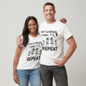 Eat Sleep Garden Repeat - Gartengartenbau T-Shirt (Unisex)