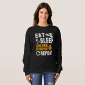 Eat Sleep Golden Retriever Sweatshirt (Vorne ganz)
