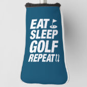 Eat Sleep Golf Repeat Golf Headcover (Rotieren 90)