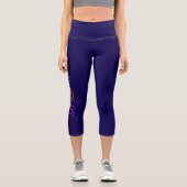 Eat. Sleep. Gym. Repeat. womens exercise Capri Leggings (Vorderseite)