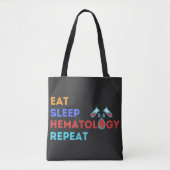 EAT SLEEP HEMATOLOGIE REPEAT - #lablife Tasche (Vorderseite)