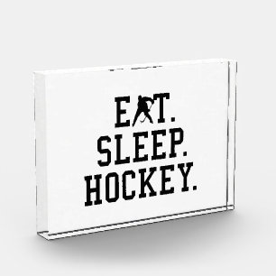Eat Sleep Hockey - Hockey Liebhaber Fotoblock