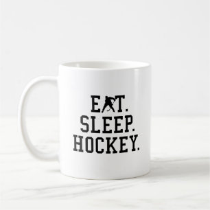 Eat Sleep Hockey - Hockey Liebhaber Kaffeetasse