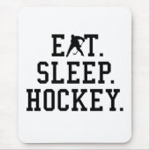 Eat Sleep Hockey - Hockey Liebhaber Mousepad (Vorne)