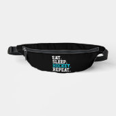 Eat Sleep Hockey Repeat - Hockey Liebhaber Bauchtasche (Vorderseite)