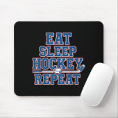 Eat Sleep Hockey Repeat Ice Hockey For Teens Kids Mousepad (Mit Mouse)