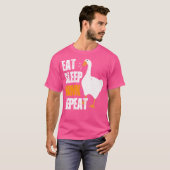 Eat Sleep Honk Repeat T-Shirt (Vorne ganz)