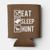 Eat Sleep Hour Funny Dosenkühler (Rückseite)
