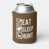 Eat Sleep Hour Funny Dosenkühler (Kanne Rückseite)