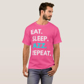Eat Sleep Jazz Repeat - Jazz Music T-Shirts (Vorne ganz)