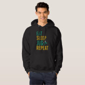 Eat Sleep Jig Repeat Funny Irish Dancer Hoodie (Vorne ganz)