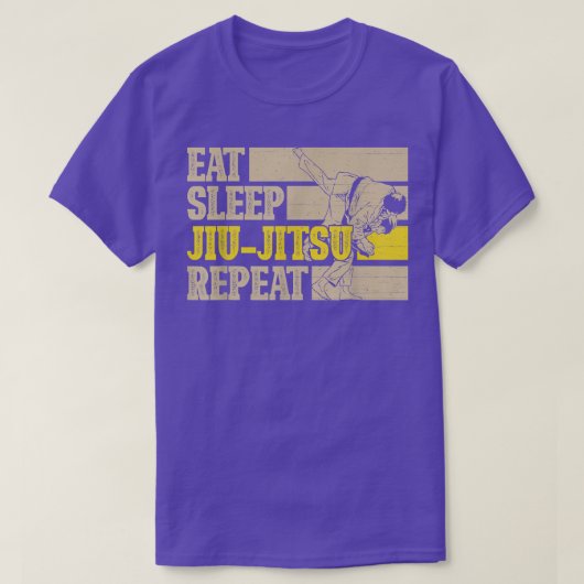 Eat Sleep Jiu-Jitsu Repeat Gifts T-Shirt (Design vorne)
