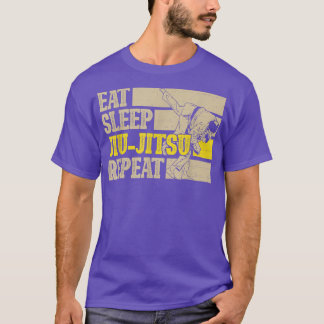 Eat Sleep Jiu-Jitsu Repeat Gifts  T-Shirt