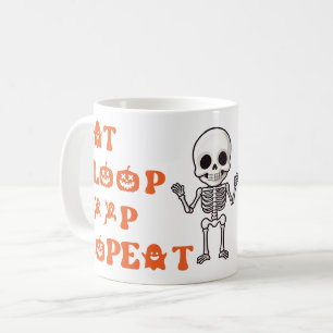 Eat Sleep Kack Repea Niedlich Oktober Neugeborene  Kaffeetasse