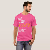 Eat Sleep Karate Repeat - Funny Karate T-Shirt (Vorne ganz)