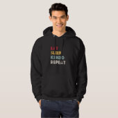 Eat Sleep Kendo Wiederholung Bamboo Schwertkampf K Hoodie (Vorne ganz)