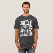 EAT SLEEP koi fish REPEAT Funny koi fish Funny Fun T-Shirt (Vorne ganz)