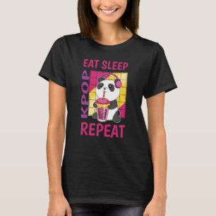 Eat Sleep Kpop Repeat Korean Heart Liebe K Pop Bla T-Shirt