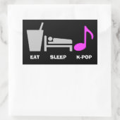 Eat Sleep Kpop Sticker (Tasche)