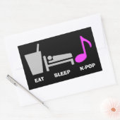 Eat Sleep Kpop Sticker (Umschlag)