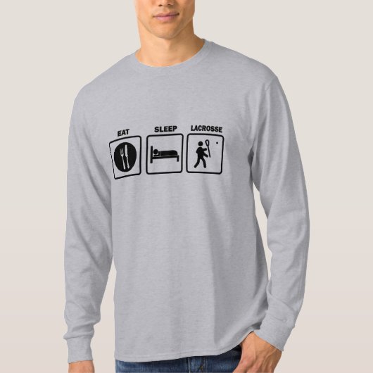 Eat.Sleep.Lacrosse T-Shirt (Vorderseite)