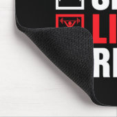 Eat Sleep Lift Repeat Mousepad (Ecke)