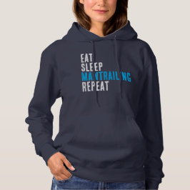 Eat, Sleep, Mantrailing - Add Your Dog's Hoddie Hoodie
