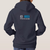 Eat, Sleep, Mantrailing - Add Your Dog's Hoddie Hoodie (Rückseite)