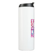 Eat Sleep Mathe Wiederholen Spaß Mathematiker Thermosbecher (Nach links gedreht)