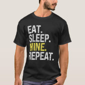 Eat Sleep Mine Repeat For Crypto Miners Sandbox G T-Shirt (Vorderseite)