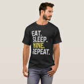 Eat Sleep Mine Repeat For Crypto Miners Sandbox G T-Shirt (Vorne ganz)